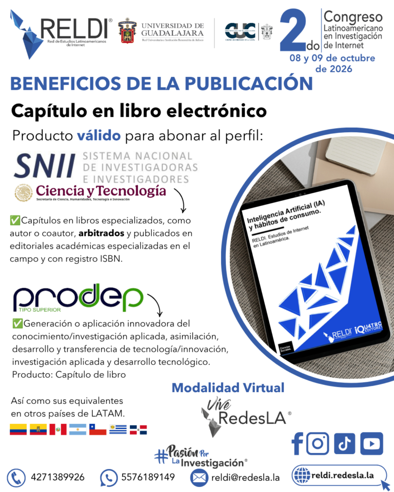 10. BENEFICIOS CAPÍTULO LIBRO – 2.º CONGRESO RELDI 2026 reldi.redesla.la